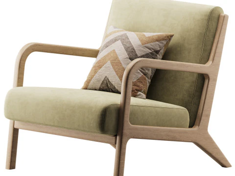 INKIVY Novak Taupe Naturel Moyen Modèle 3D