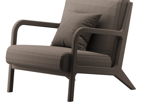 INKIVY Novak Mid Natural Taupe Modèle 3D
