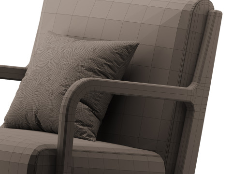 INKIVY Novak Mid Natural Taupe Modèle 3D