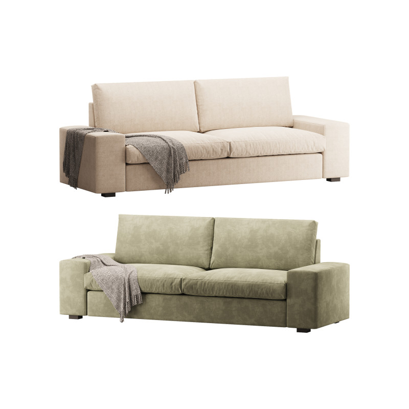 KIVIK SOFA 3Dモデル .c4d .max .obj .3ds .fbx .stl .blend 