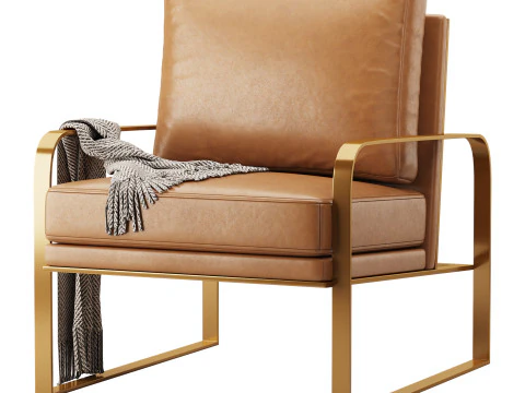 Lavish Ergonomic Arm Chair 3D Model