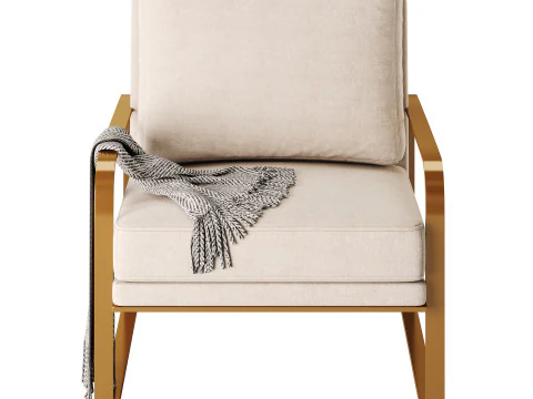 Lavish Ergonomic Arm Chair 3D Model