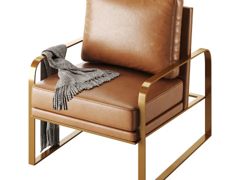 Lavish Ergonomic Arm Chair 3D Model