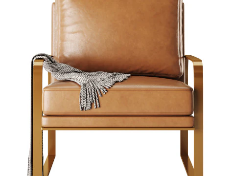 Lavish Ergonomic Arm Chair 3D Model
