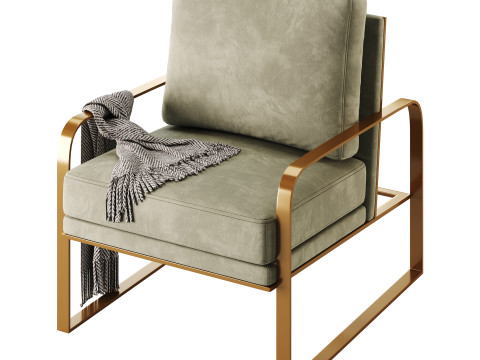 Lavish Ergonomic Arm Chair 3Dモデル