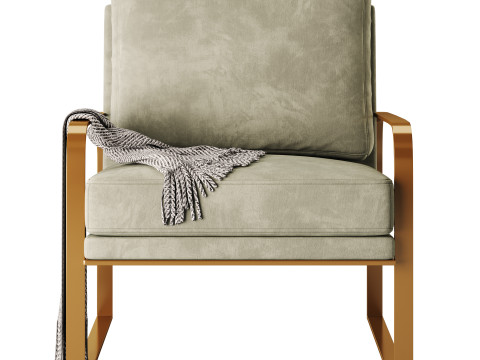 Lavish Ergonomic Arm Chair 3Dモデル