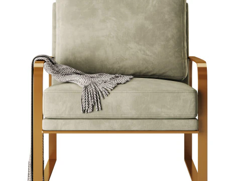 Lavish Ergonomic Arm Chair 3D Model