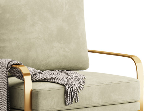 Lavish Ergonomic Arm Chair 3Dモデル