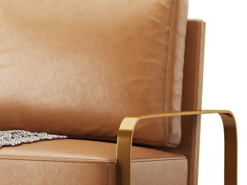 Lavish Ergonomic Arm Chair 3D Model