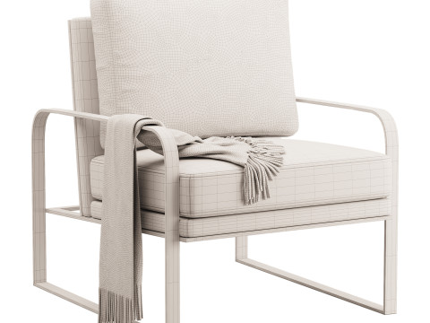 Lavish Ergonomic Arm Chair 3Dモデル
