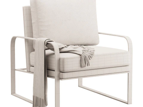 Lavish Ergonomic Arm Chair 3D Model
