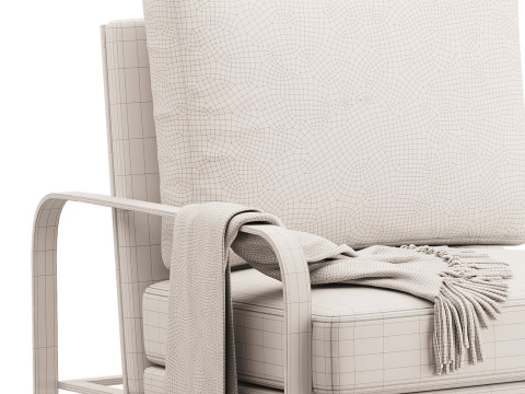 Lavish Ergonomic Arm Chair 3Dモデル