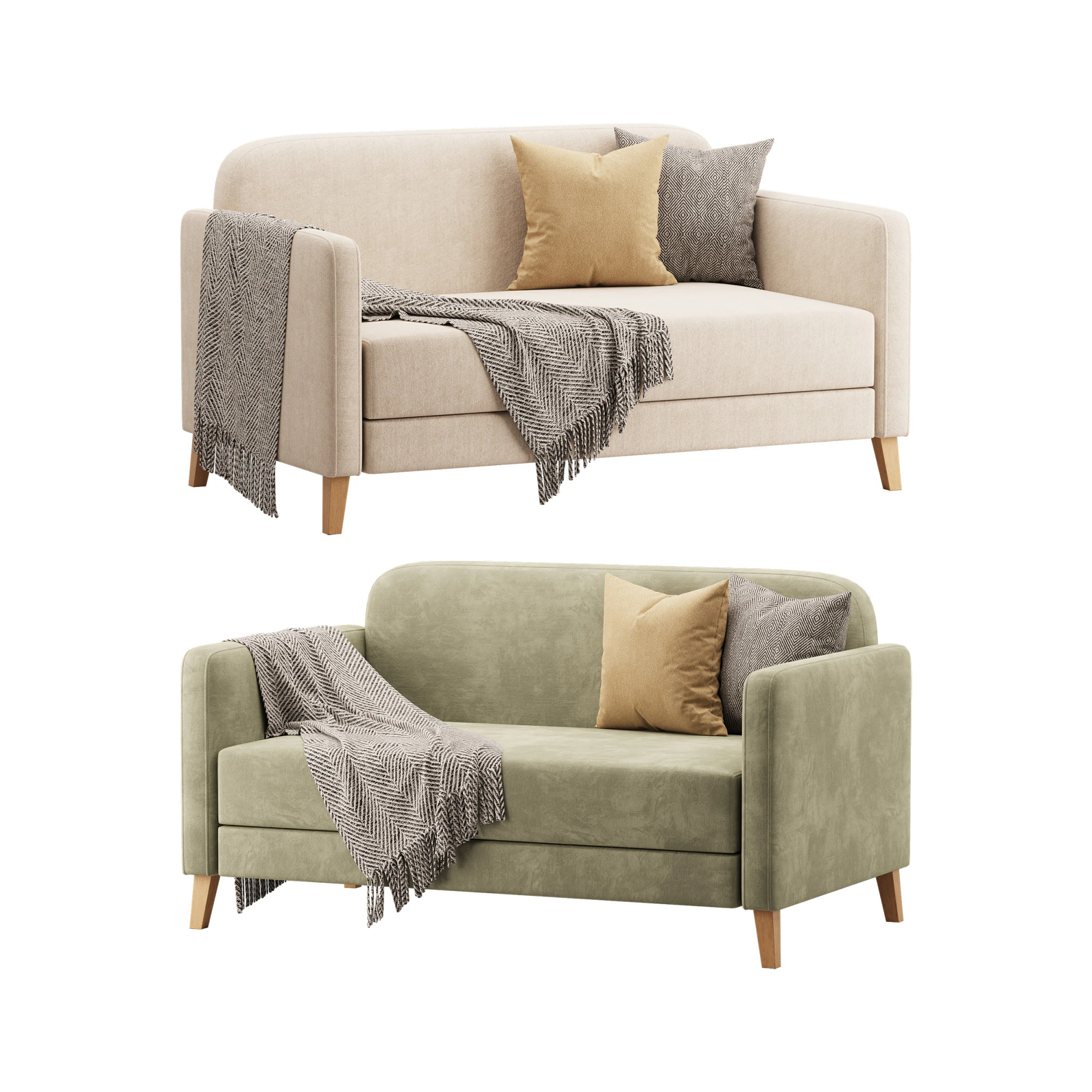 SOFA LINANAS Model 3D .c4d .max .obj .3ds .fbx .stl .blend 