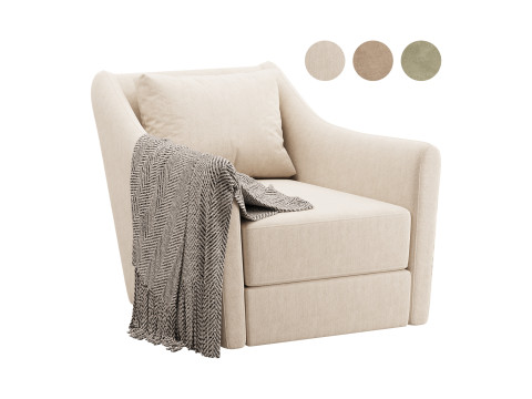 Luanna Swivel Chair 3D Model