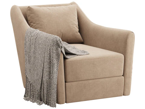 Luanna Swivel Chair 3D Model