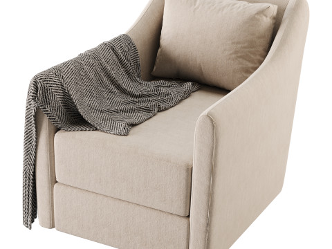 Luanna Swivel Chair 3Dモデル