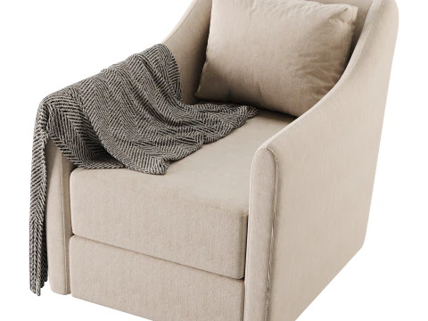 Luanna Swivel Chair 3D Model