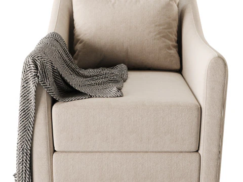 Luanna Swivel Chair 3D Model