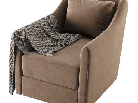 Luanna Swivel Chair 3Dモデル