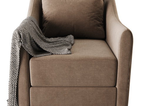 Luanna Swivel Chair 3Dモデル