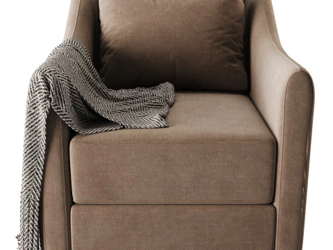 Luanna Swivel Chair 3D Model