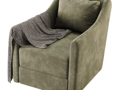 Luanna Swivel Chair 3Dモデル