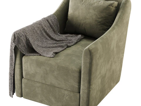 Luanna Swivel Chair 3D Model