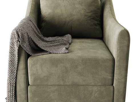 Luanna Swivel Chair 3D Model