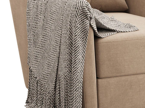 Luanna Swivel Chair 3D Model