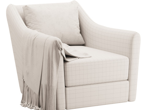 Luanna Swivel Chair 3Dモデル