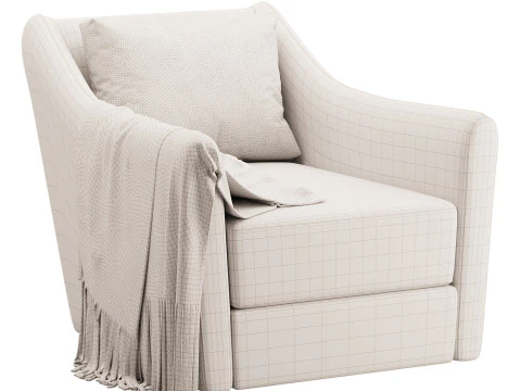 Luanna Swivel Chair 3D Model