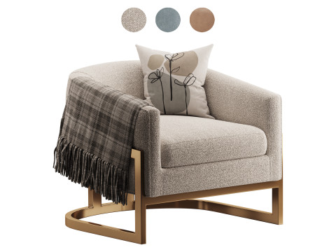 Neve Accent Chair 3Dモデル
