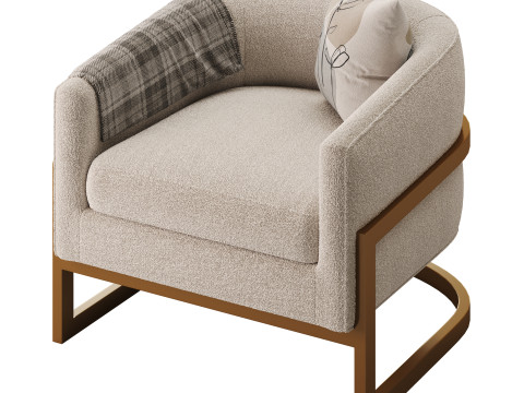 Neve Accent Chair Model 3D