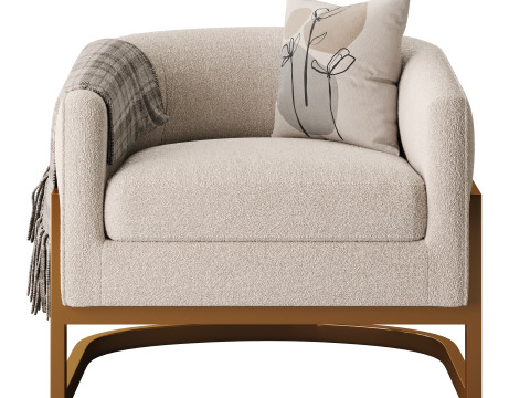 Neve Accent Chair Model 3D