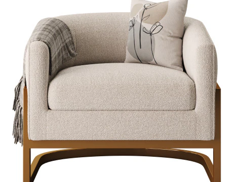 Neve Accent Chair 3D Model