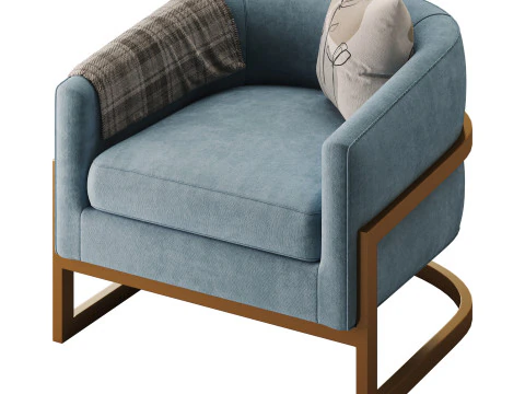 Neve Accent Chair 3D Model