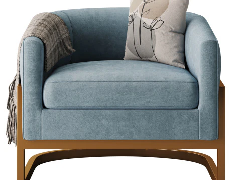 Neve Accent Chair 3D Model