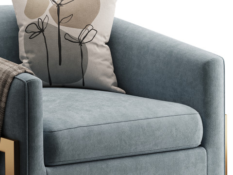 Neve Accent Chair Model 3D