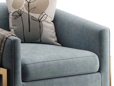 Neve Accent Chair 3D Model