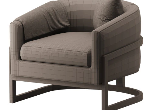 Neve Accent Chair 3D Model
