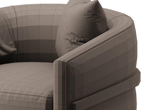 Neve Accent Chair Model 3D