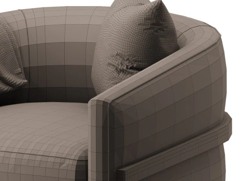 Neve Accent Chair 3D Model