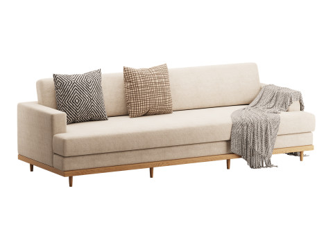 Olivet Full Length Sofa 3D-Modell