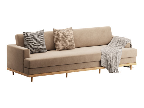 Olivet Full Length Sofa 3D-Modell