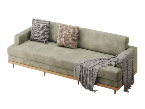 Olivet Full Length Sofa 3D-Modell
