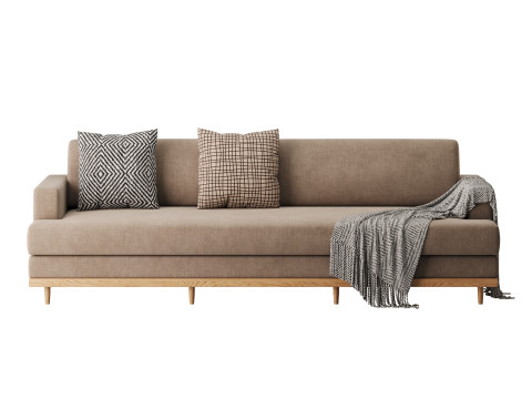 Olivet Full Length Sofa 3D-Modell