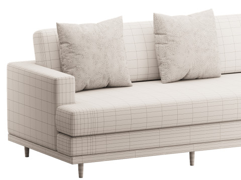 Olivet Full Length Sofa 3D-Modell