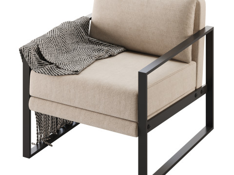 Reclining Lounge Chair 3Dモデル