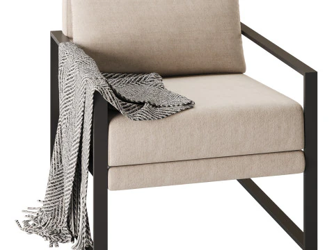 Reclining Lounge Chair 3D Model
