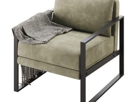 Reclining Lounge Chair 3D Model